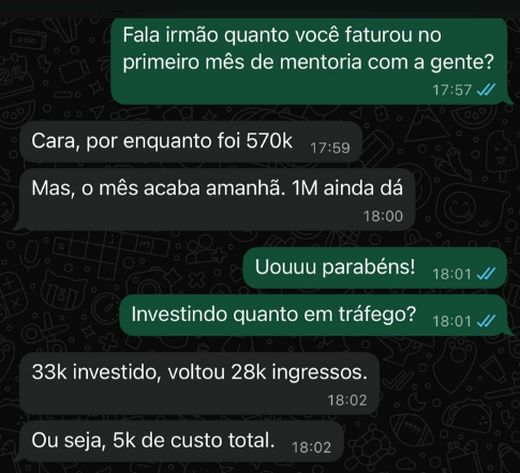 Depoimento de mentorado do Reino